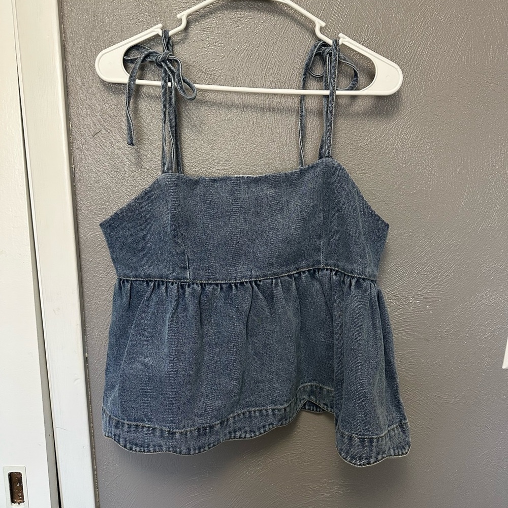 Denim Tank Top